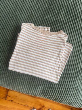 Beaumont Organic - 100% Cotton & Organic Long-sleeve Shoba Striped Top